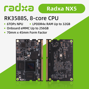 Module de calcul 8 cœurs NX5 RK3588S, HDMI 8K, SODIMM 260 broches, connecteur doré, ordinateur monocarte Radxa - Product Image 3