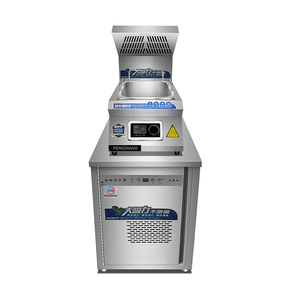 Friggitrice Commerciale di Nuova Generazione, Macchina per Friggere Patatine, Attrezzatura da Cucina, Friggitrice a Induzione con Cappa Aspirante - Product Image 1