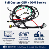 Relay Kabel Harness Tugas Berat dengan Konektor Berperingkat IP67 untuk Bus