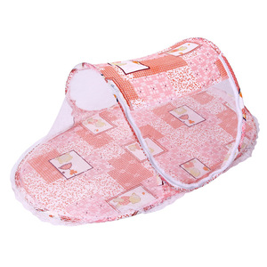 Moustiquaire de lit bébé pliable et portable noire, robuste et sûre, pour nouveau-né, type berceau pop-up - Product Image 3