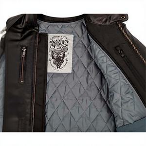 Veste de moto en cuir pour homme SEGURA LAXEY BLACK S-XXL - Product Image 1