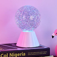 Trouvez la lumière LED RGB scintillante idéale pour la chambre à coucher, boule 3D à changement de couleur, cadeau pour enfant, décoration de fête, veilleuses