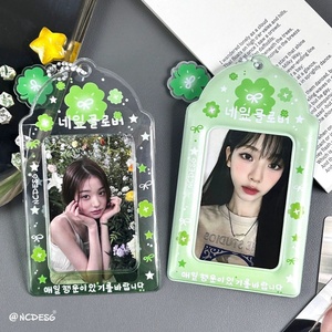 Portafotos Kpop Personalizados con Impresión Personalizada, MOQ Pequeño, Forma Regular, PVC, Estilo Coreano, con Tachuelas, para Tarjetas de Estudiante - Product Image 5