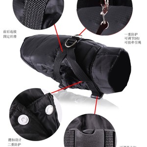 Shine And Shine Dog <b>Cat</b> Winter Coat With Harness Waterproof Cotton Padded Pet <b>Clothes</b> Small Medium Large Size - Product Image 3