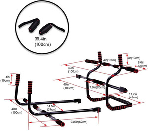 Wellshow Sport Pull-Up Bar <span class=keywords><strong>porta</strong></span> Trainer telaio <span class=keywords><strong>porta</strong></span> Dip Bar corde elettriche barre sottogola per nessuna vite - Product Image 3