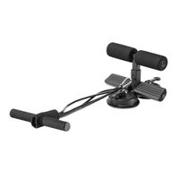 Barre de sit-up unisexe à double ventouse avec corde de traction, équipement de fitness pour entraînement abdominal à domicile, amincissement du ventre - Vente chaude usine