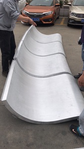 Modern Aluminum <b>Curtain</b> Wall <b>Panels</b> Anodized Anti-Corrosion Building Exterior Cladding Solution - Product Image 2