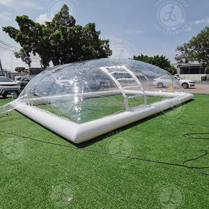 <span class=keywords><strong>Tente</strong></span> <span class=keywords><strong>solaire</strong></span> gonflable de couverture de dôme de <span class=keywords><strong>piscine</strong></span> hors sol d'OEM d'usine avec le ventilateur et la pompe - Product Image 6