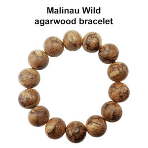 Vintage wilde agarhout kralen armband voor mannen uit Malinau - Product Image 1