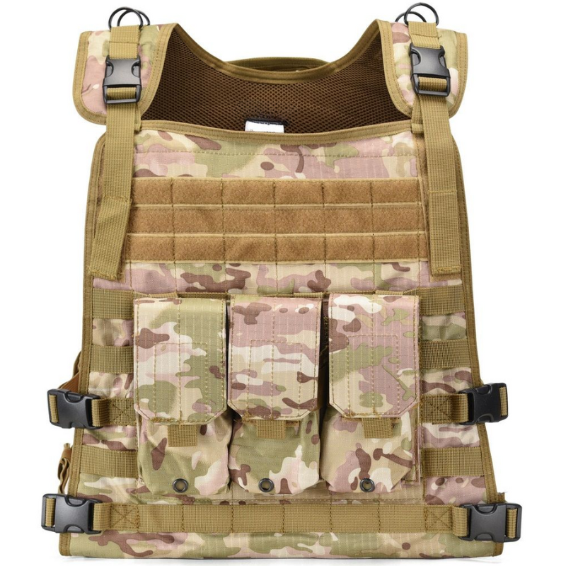 Vanda 600D Woodland Camo Nylon Molle