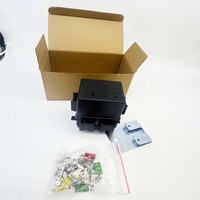 Boîtier de distribution de relais à fusibles 12V robuste sans câblage, incluant deux relais SPST 80A à 4 broches pour véhicules 4x4, pick-up, camping-car, bateau et véhicules spécialisés