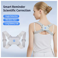 Corrector de Postura Inteligente Ligero y Ajustable para Niños con Recordatorio de Vibración - Soporte de Espalda Inteligente Anti-Curvatura, Entrenador de Postura