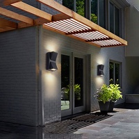 Appliques murales modernes et élégantes pour extérieur, lampe de balcon, étanche IP65, en aluminium, LED 3500K, lumière chaude
