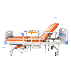 Lit médicalisé à poulies réglables avec cadre métallique, capacité de 260 kg, garantie de 3 ans, pour usage hospitalier - Product Image 6