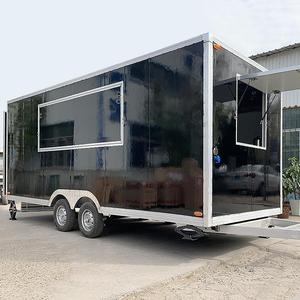 Outdoor Snack Kebab Food Trailer Fast Bbq Burger Pizza Shop Custom Kitchen Mobile Coffee Food <b>Van</b> Truck with VIN CE COC - Product Image 1