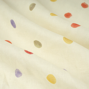 Tissu en lin et viscose imprimé personnalisé, toucher doux, pour vêtements féminins - Product Image 4