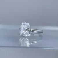 Bague de mariage MuShan en argent sterling 925 avec diamant Moissanite couleur D VVS1 pour femme, bijoux fins brevetés MST