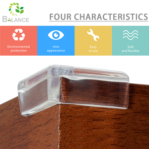Bébé en plastique bébé coin protecteur enfants <span class=keywords><strong>table</strong></span> de sécurité gardes couverture silicone coin et <span class=keywords><strong>protection</strong></span> de bord - Product Image 2