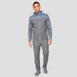 Customized Sports <b>Rain</b> <b>Jacket</b> Waterproof Light Weight <b>Men</b> Softshell Outdoor Windbreaker Canvas Stand Hooded 100% Cotton Front - Product Image 1
