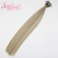 Extensions de cheveux humains 100% naturels, double épaisseur, alignement des cuticules, tissées à la main, Genius Weft, vente en gros