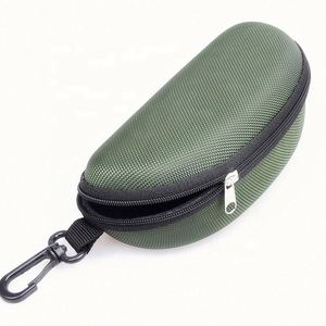 กล่องใส่แว่นกันแดดแฟชั่นสีแดงดำขายส่งยอดนิยมปี 2021 รับทำโลโก้ตามสั่ง - Product Image 3