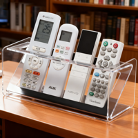 Boîte universelle en acrylique écologique, portable, légère, carrée, capacité 1-3L, support de rangement pour télécommande à 1 niveau