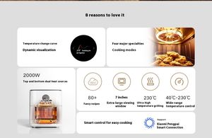 Freidora de Aire Inteligente Xiaomi Mijia P1 6.5L, Horno Freidora Mi Home MAF16 - Product Image 3