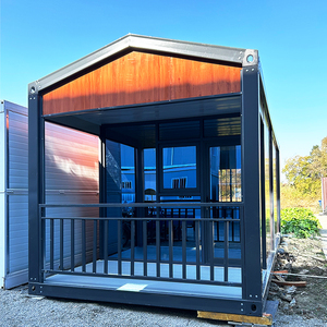 Nhà <span class=keywords><strong>container</strong></span> lắp ghép hình chữ A, tháo rời được, 20FT, dễ lắp ráp, dùng làm nhà ở, văn phòng, kho hàng, cửa hàng - Product Image 1