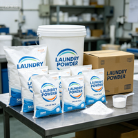 Détergent en poudre détachant haute mousse pour lavage à la main des vêtements, sac de 25 kg avec parfum intense et propriétés hypoallergéniques