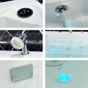 Moderno multifunzionale portatile Pet toelettatura bagno idromassaggio a forma di rettangolo Dog Spa vasca regolabile surf massaggio caratteristiche - Product Image 4