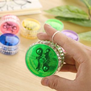 Yoyo personnalisé pour enfants, jouet en plastique coloré, compact, léger, lumineux, avec cordon de tirage, pour les entreprises - Product Image 5