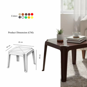 <b>Plastic</b> Coffee <b>Table</b> Durable PP Material Lightweight Waterproof Stackable Sturdy Hotel School Indoor <b>Outdoor</b> Use Living - Product Image 5