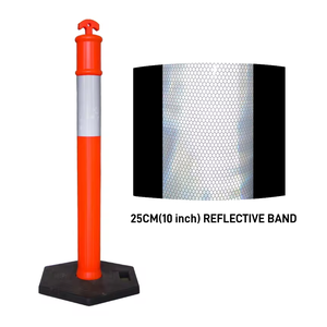 Гибкие стойки безопасности дорожного движения <span class=keywords><strong>T</strong></span>-топ-штабелер Конус дорожный столб пластиковые столбики - Product Image 4