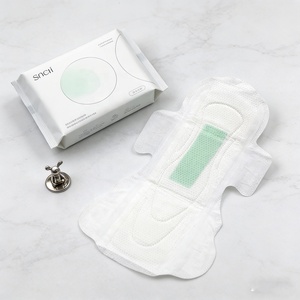 Envío Gratis, Artículo de Venta al por Mayor en Línea de Alibaba, Toallas Sanitarias Biodegradables de Fábrica, Algodón Orgánico, Toallas Sanitarias Absorbentes para Mujer - Product Image 6