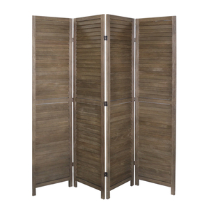 4-<strong>Panel</strong> <strong>Bamboo</strong> Folding Screen Essential Wooden <strong>Partition</strong> for Office Living Room or Dining Room Room <strong>Dividers</strong> for Restaurants