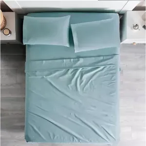 Vianney Cabos set doppio lenzuolo color menta - Product Image 4