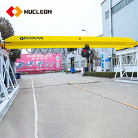 Pont roulant monopoutre électrique de type européen, modèle HD, 3, 5, 10, 20 tonnes, pour usage industriel