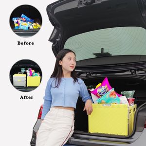 Carritos Plegables Multiusos Funcionales, Carrito de Compras Móvil con Caja de Almacenamiento - Product Image 4