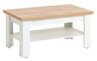 Table basse et plateaux à thé en bois, ensemble en acier inoxydable, pieds métalliques, pour le salon