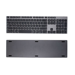 คีย์บอร์ดบลูทูธไร้สายอลูมิเนียม OEM Magic Office รุ่น BCM20730 ภาษาเยอรมัน สำหรับ Apple Macbook Smart Keyboard - Product Image 2