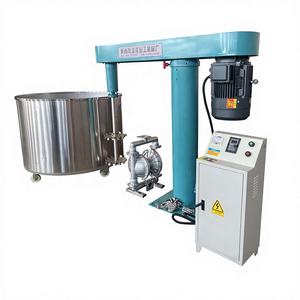 Disperseur à double disque haute vitesse, mélangeur dissolvant avec cuve à double enveloppe pour peinture/pigment/revêtement/encre - Product Image 1