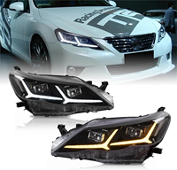 Para Toyota Reiz 2010-2013 X130, Conjunto de Faros Delanteros LED Modificados, Repuesto de Faros para Automóvil, Suministro de Fábrica, Piezas de Automóvil - Un Par