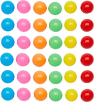 Balles de piscine HY sans phtalates, sans BPA, en LDPE moulé par soufflage, résistantes à l'écrasement, élastiques, pour fosse à balles pour enfants, 60 mm, couleurs et logo personnalisables