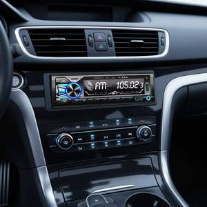 1 Din Stereo Radio <b>Player</b> with 4-Channel Amplifier <b>USB</b>/FLAC Support BT 5.0 LCD Screen Car Charger - Product Image 6