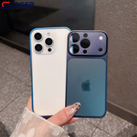Metal frame van aluminiumlegering, geïntegreerde matte achterkant sticker, geschikt voor 13-16 Pro/Promax, transformeert in iPhone 17pro/17promax