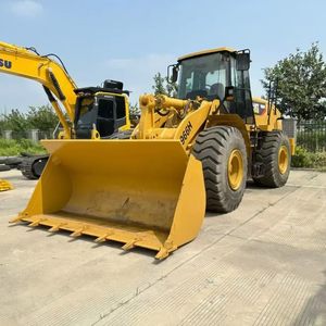 Chargeuse sur pneus Caterpillar CAT966H/966D/966F/950H d'occasion de haute qualité, modèle 2024, capacité nominale de 6 tonnes, moteur, pompe et moteur d'entraînement testés - Product Image 3