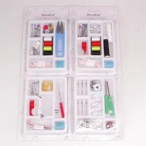 Needle And Thread Combination Kits 4 Suction Card Sewing Kits Diy Sewing Accessories