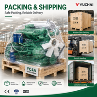 Mesin Diesel SCDC Yuchai YC4A110Z-T20 81W 2300rpm 4.837L Turbocharged untuk Traktor, Mesin Panen, dan Mesin Pertanian