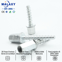Malaxy Galvanized M6 M8 1/4" 3/8" 1/2" Sekrup Beton Pemotong Sendiri untuk Pemasangan di Langit-langit dan Dinding