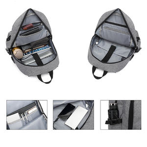 <span class=keywords><strong>USB</strong></span> 노트북 배낭 도난 방지 스마트 rpet 폴리 에스터 십대 대학 비즈니스 노트북 배낭 잠금 - Product Image 5